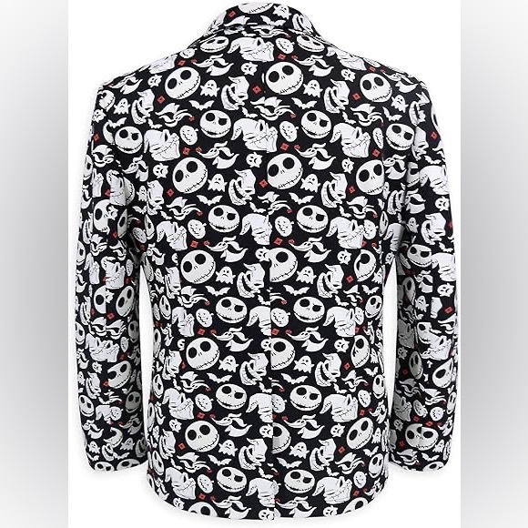 The Nightmare Before Christmas Jack Glow-in-the-Dark Jacket for Adults S… - Picture 3 of 12